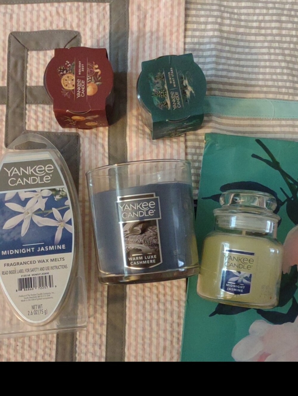 Yankee Candle Assorted Candle Collection ❤️🩵🩷🖤Bundle Of Five